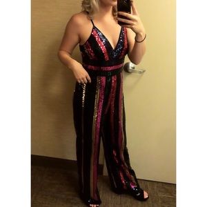 Express sequin jumpsuit